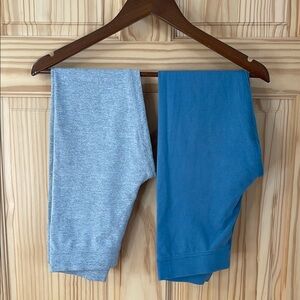 Primary Kids Leggings Set - Gray and Blue